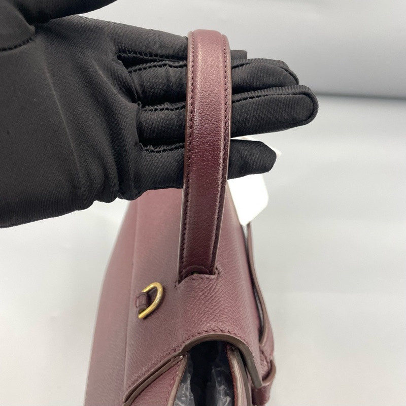 CELINE 賽琳鯰魚包酒紅nano 尺寸約20*20*10cm-21