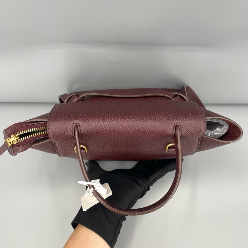 CELINE 賽琳鯰魚包酒紅nano 尺寸約20*20*10cm-24