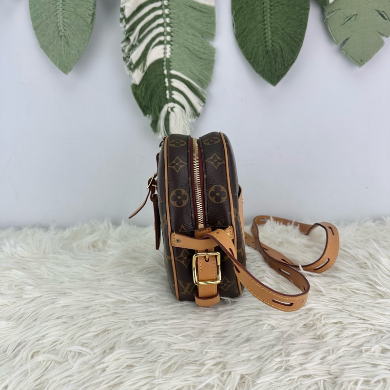 LV Boîte Chapeau Souple MM 老花大圓餅 晶片款單肩斜肩包-2