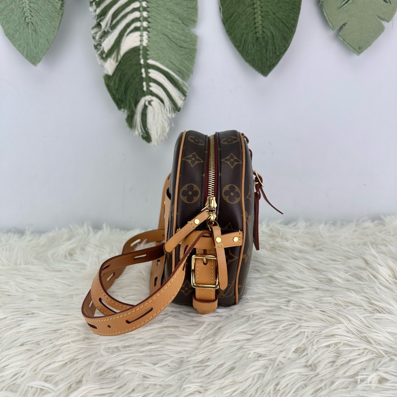 LV Boîte Chapeau Souple MM 老花大圓餅 晶片款單肩斜肩包-3