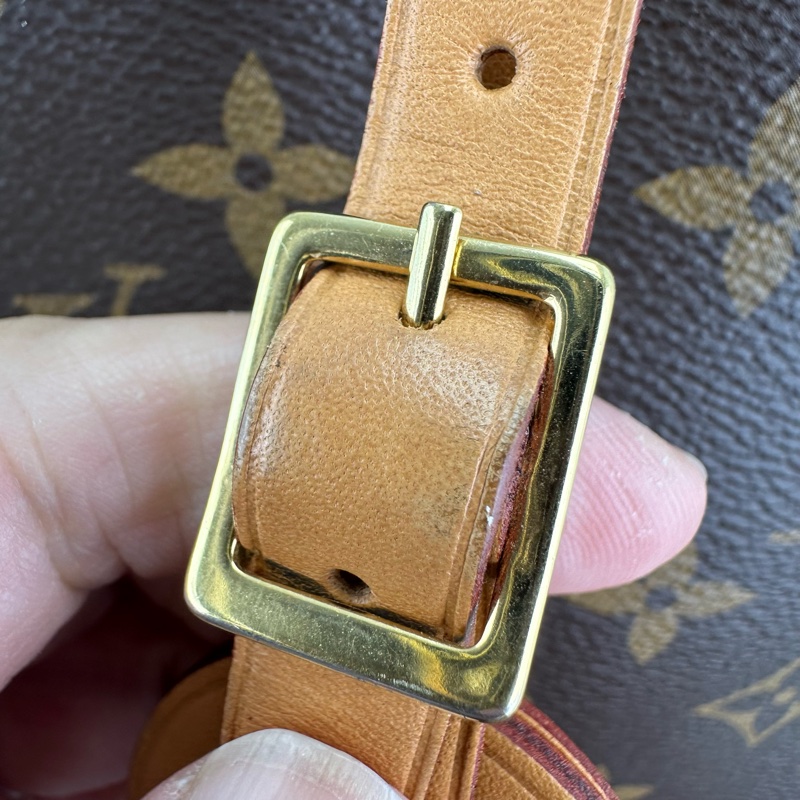 LV Boîte Chapeau Souple MM 老花大圓餅 晶片款單肩斜肩包-7