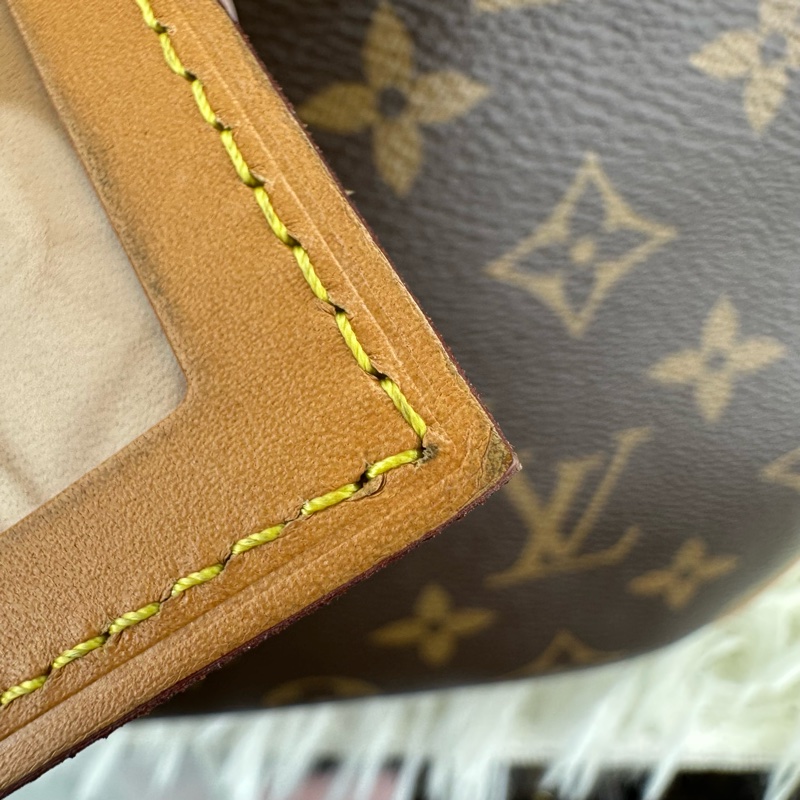 LV Boîte Chapeau Souple MM 老花大圓餅 晶片款單肩斜肩包-8