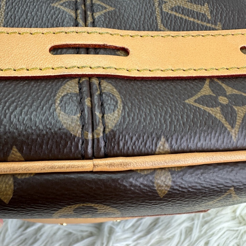 LV Boîte Chapeau Souple MM 老花大圓餅 晶片款單肩斜肩包-16