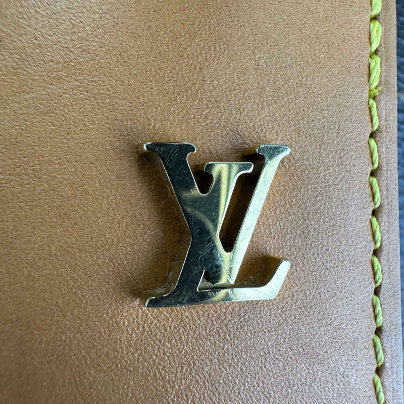 LV Boîte Chapeau Souple MM 老花大圓餅 晶片款單肩斜肩包-20