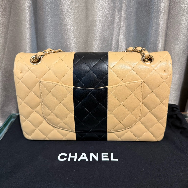 二手98新Chanel Cruise米黑拼色CF25-2
