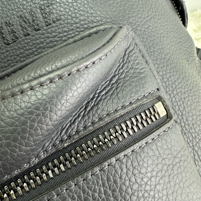 DIOR Atelier Signature Backpack 全真皮灰色背包-7