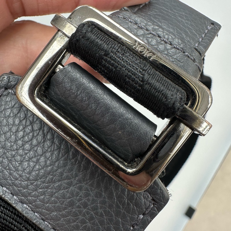 DIOR Atelier Signature Backpack 全真皮灰色背包-29