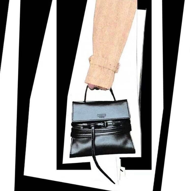 MOSCHINO Tie Me 綁帶包 （附揹帶）現貨-9