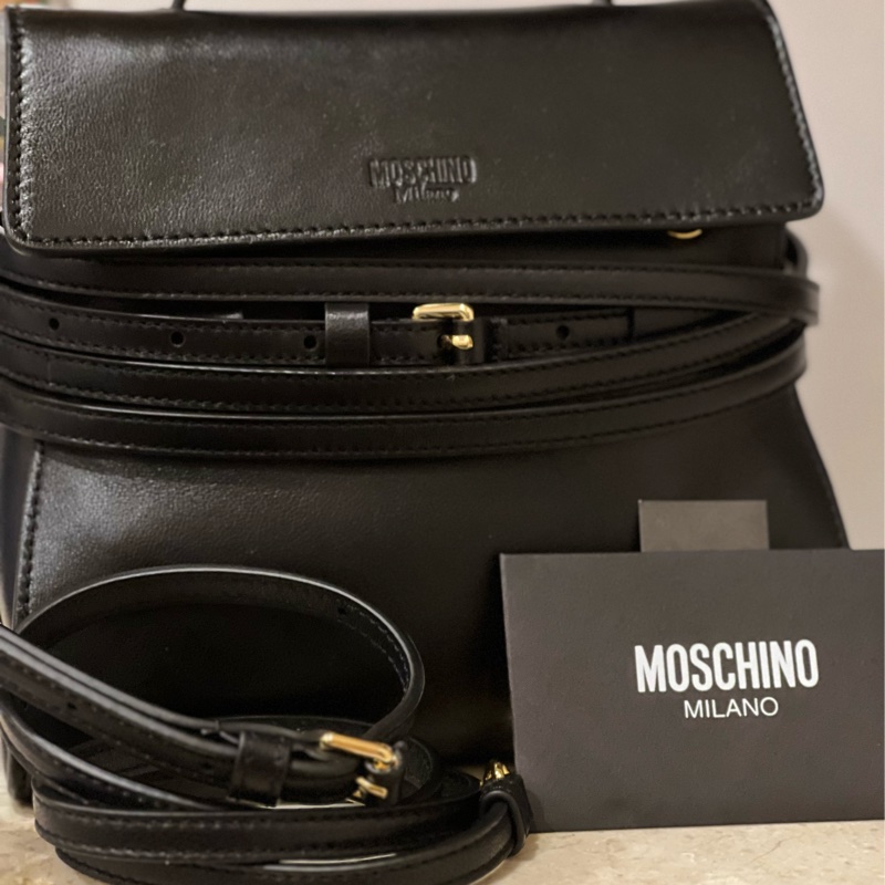 MOSCHINO Tie Me 綁帶包 （附揹帶）現貨-30