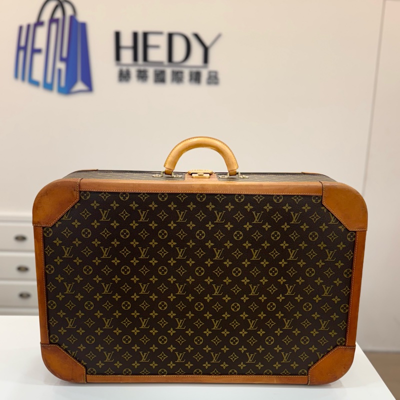 Louis Vuitton 大型金釦行李箱-4