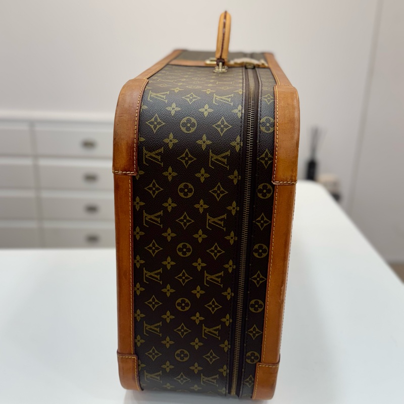Louis Vuitton 大型金釦行李箱-6