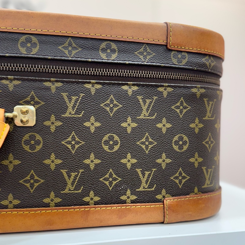 Louis Vuitton 大型金釦行李箱-11