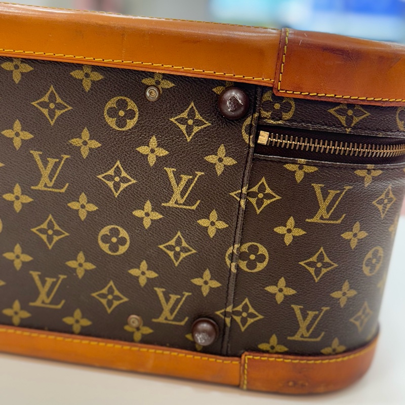 Louis Vuitton 大型金釦行李箱-16
