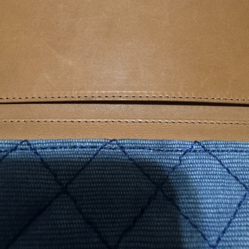 🎉降價🎉Chanel 水洗單寧布肩背口蓋包-藍-9