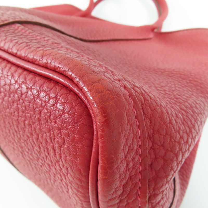 HERMES Negonda Garden Party TPM銀扣手挽袋Q5 Rouge Casaque-9