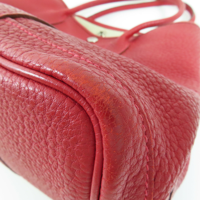 HERMES Negonda Garden Party TPM銀扣手挽袋Q5 Rouge Casaque-11