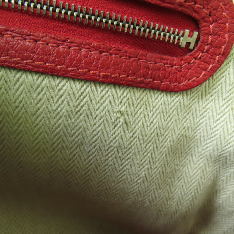 HERMES Negonda Garden Party TPM銀扣手挽袋Q5 Rouge Casaque-20