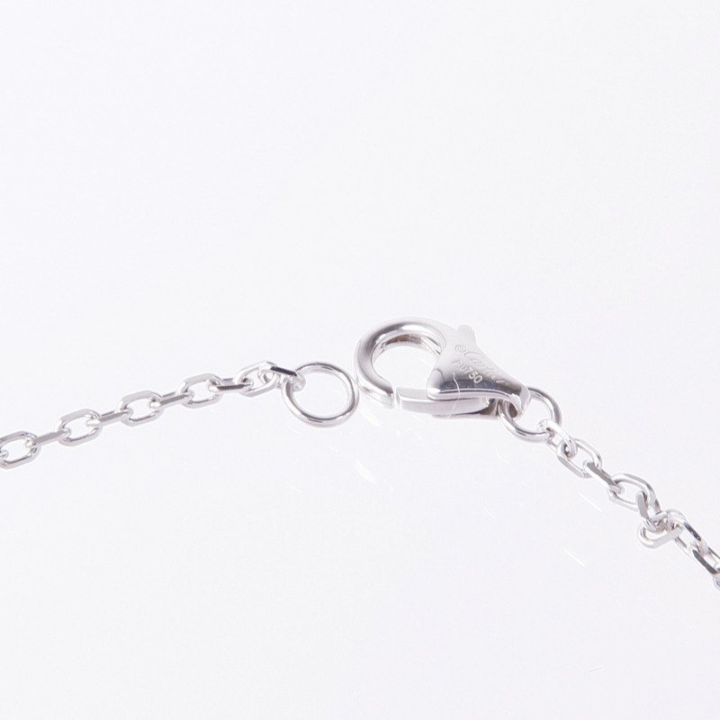 CARTIER 18K白金Love Necklace鑽石項鍊-4