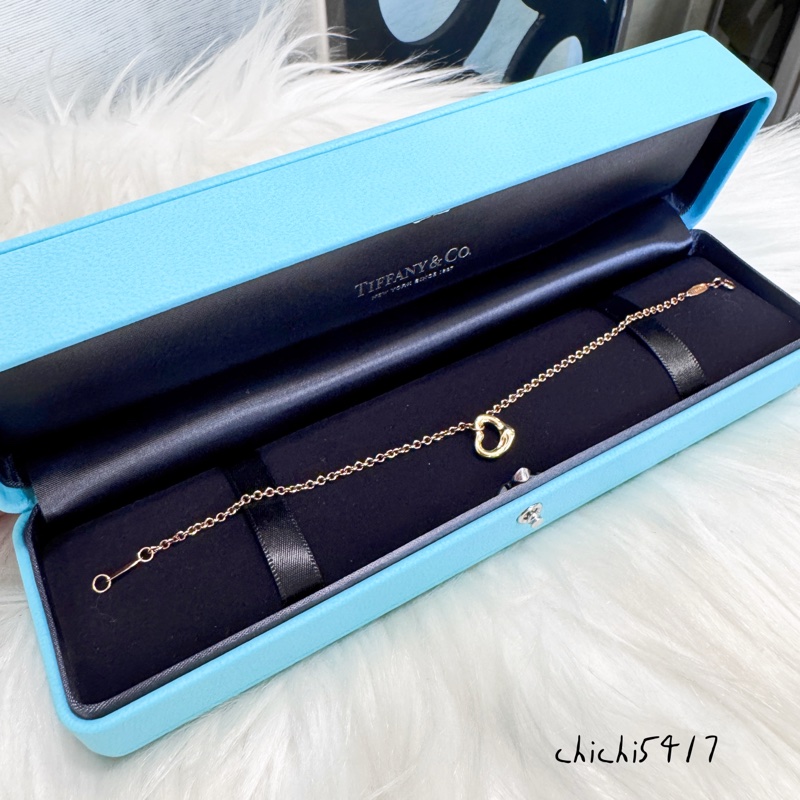 Tiffany&Co OpenHeart 750黃K手鍊-0