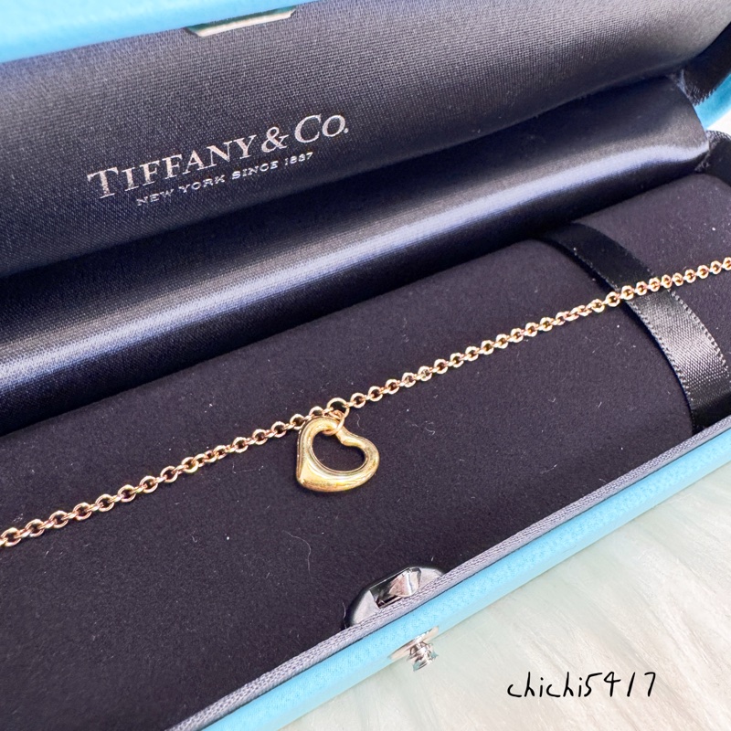 Tiffany&Co OpenHeart 750黃K手鍊-2