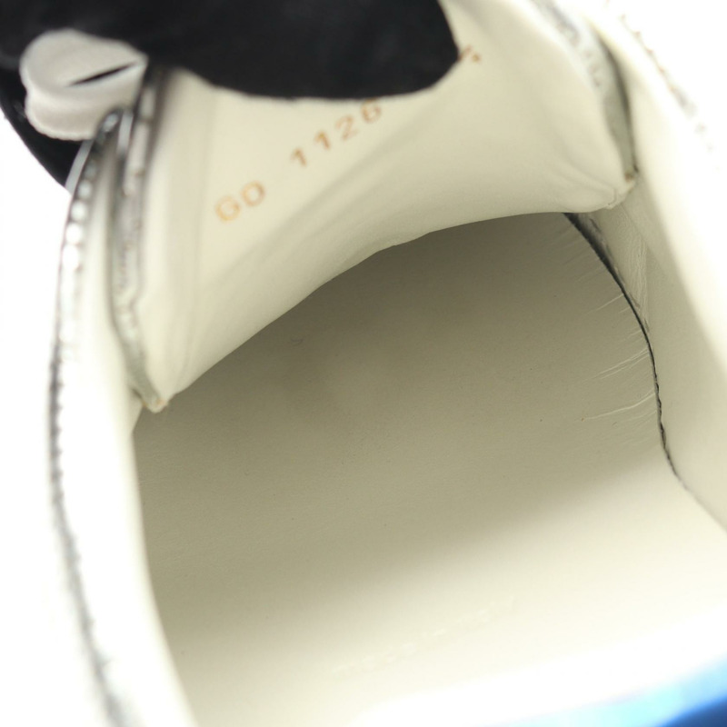 LOUIS VUITTON Frontrow Line 運動鞋 皮革 藍色 二手 男士 #7 1/2 LV-7