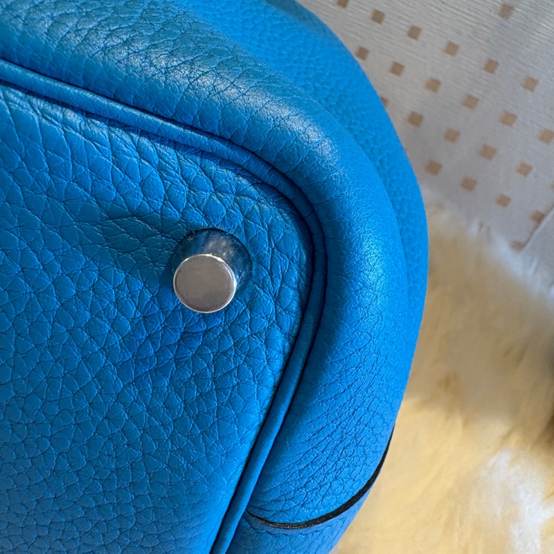 HERMES/愛馬仕 piction18 菜籃子 法國籃色  A刻-7