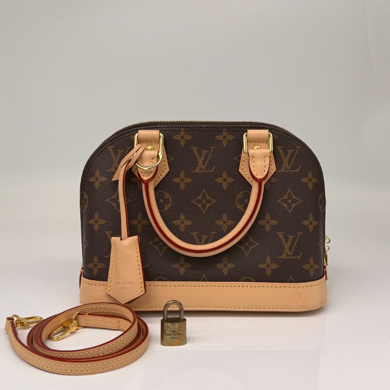 (晶片款🌟)LOUIS VUITTON 路易威登 Alma BB 經典老花 手提包 斜背包|🈶️購證、盒子、防塵袋、購物袋|專櫃64,500-1
