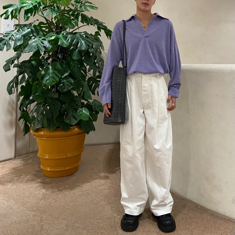 BOTTEGA VENETA 寶緹嘉 Knot 可斜背 扭結金屬鉤小牛皮編織肩背水桶包(岩石灰）-3