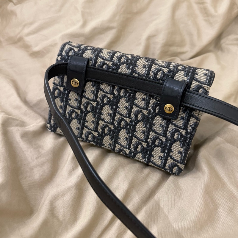 Dior saddle 老花腰包-6