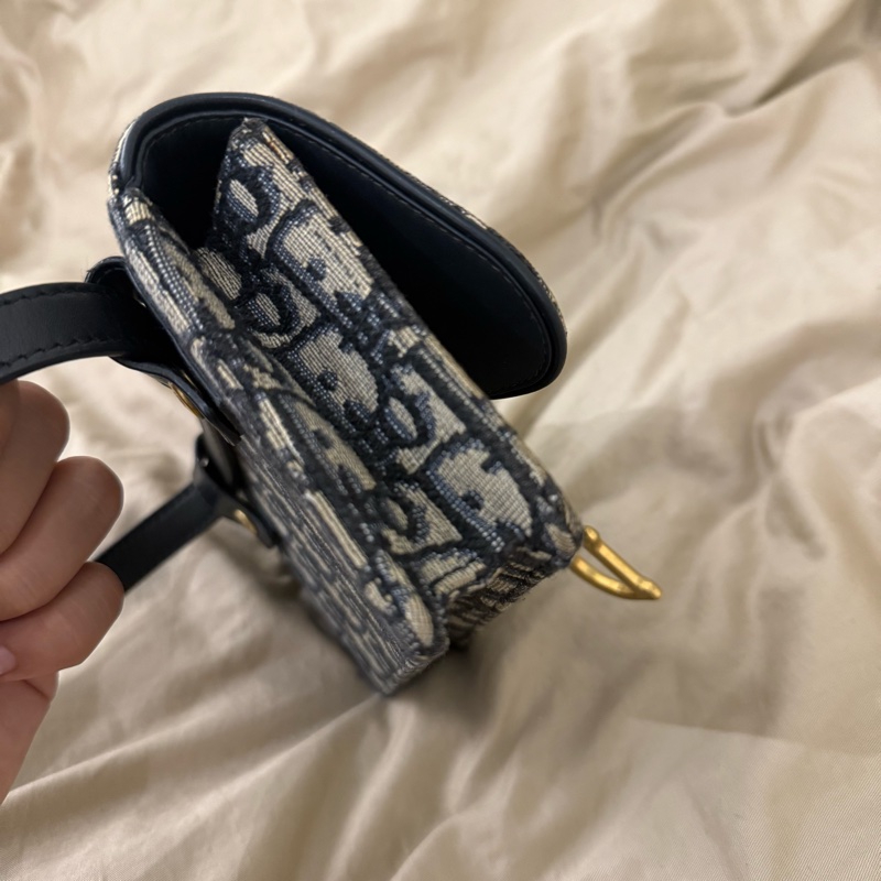Dior saddle 老花腰包-7