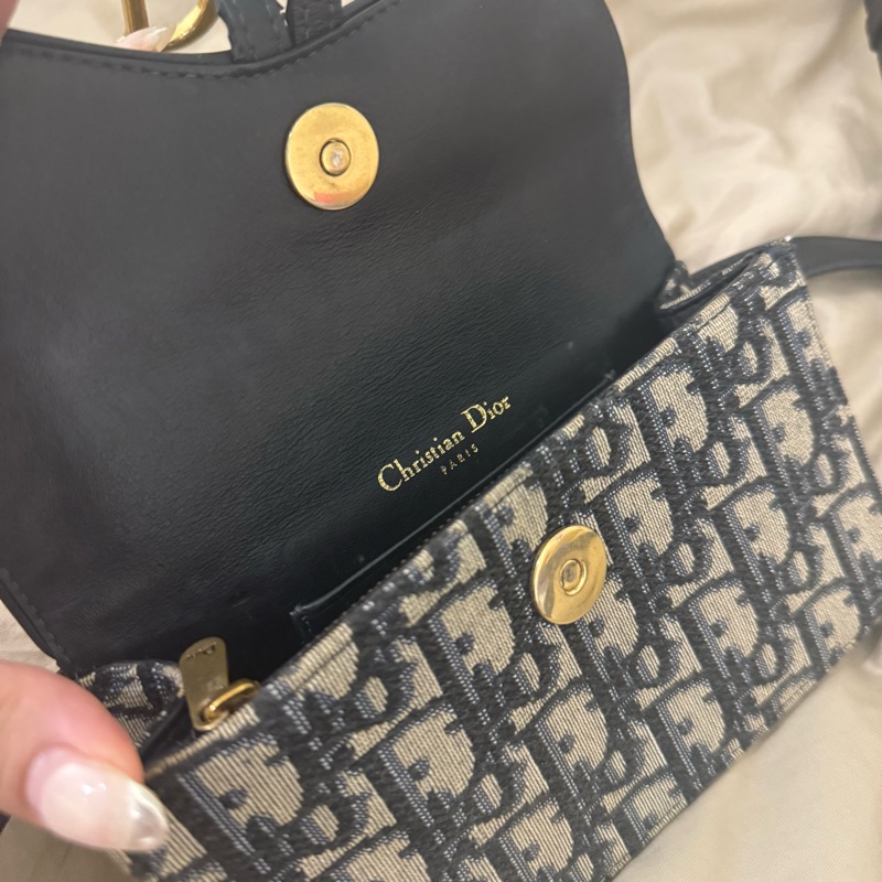 Dior saddle 老花腰包-14