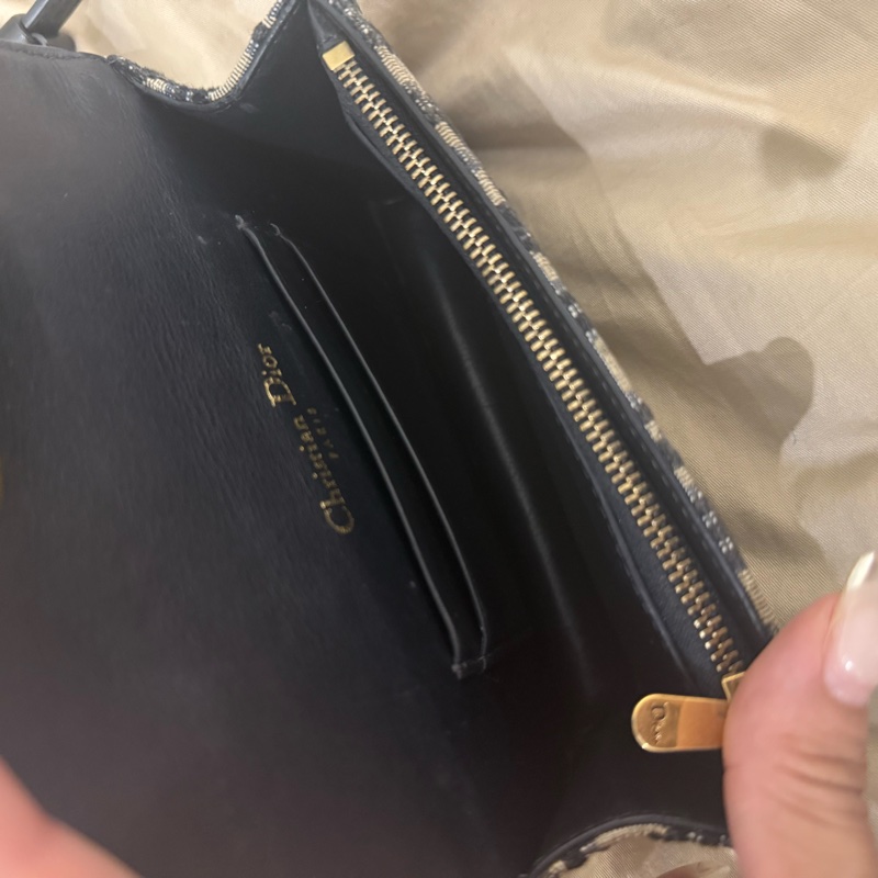 Dior saddle 老花腰包-15
