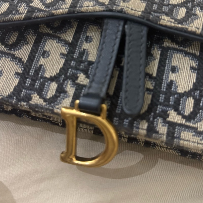 Dior saddle 老花腰包-20