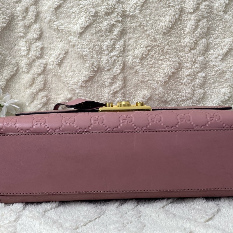 Gucci/古馳 padlock月光寶盒粉色 大號-4