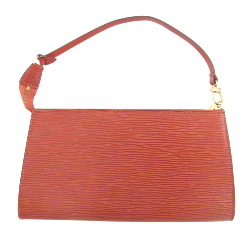 全新路易威登 M52943 Epi 皮革手拿包配件肯亞棕色手拿包 0982LOUIS VUITTON-1