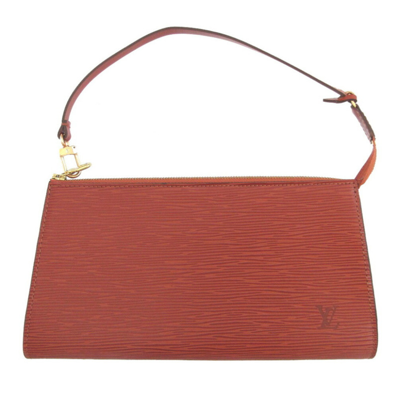 全新路易威登 M52943 Epi 皮革手拿包配件肯亞棕色手拿包 0982LOUIS VUITTON-2