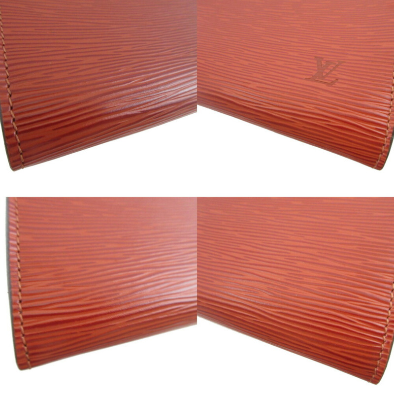 全新路易威登 M52943 Epi 皮革手拿包配件肯亞棕色手拿包 0982LOUIS VUITTON-5