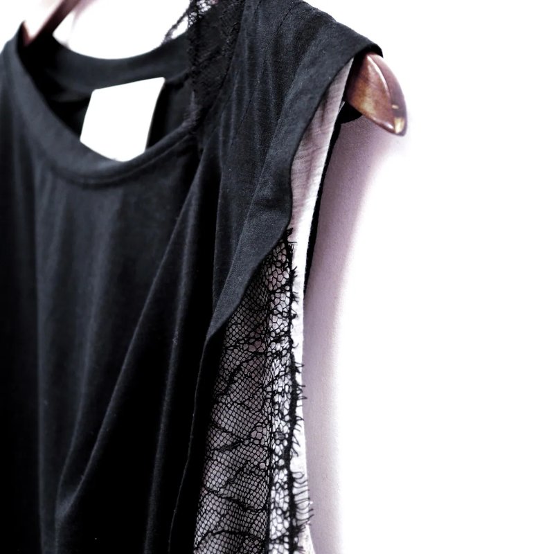 PHILLIP LIM 不對稱蕾絲連身裙-5