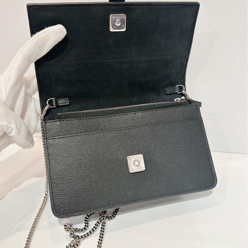 莉亞精品♡ Fendi 老佛爺woc鏈條包 二手美包-12