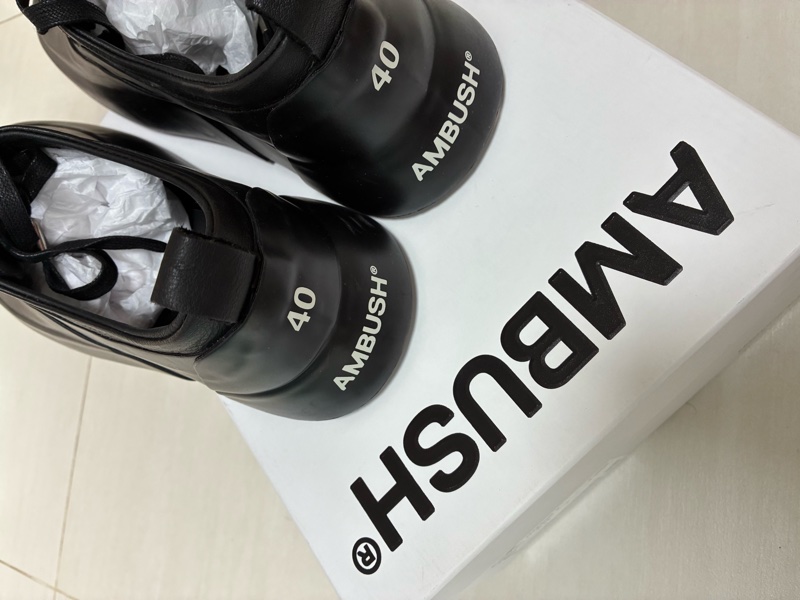 AMBUSH Hybrid vulcanised sneakers 黑色-3
