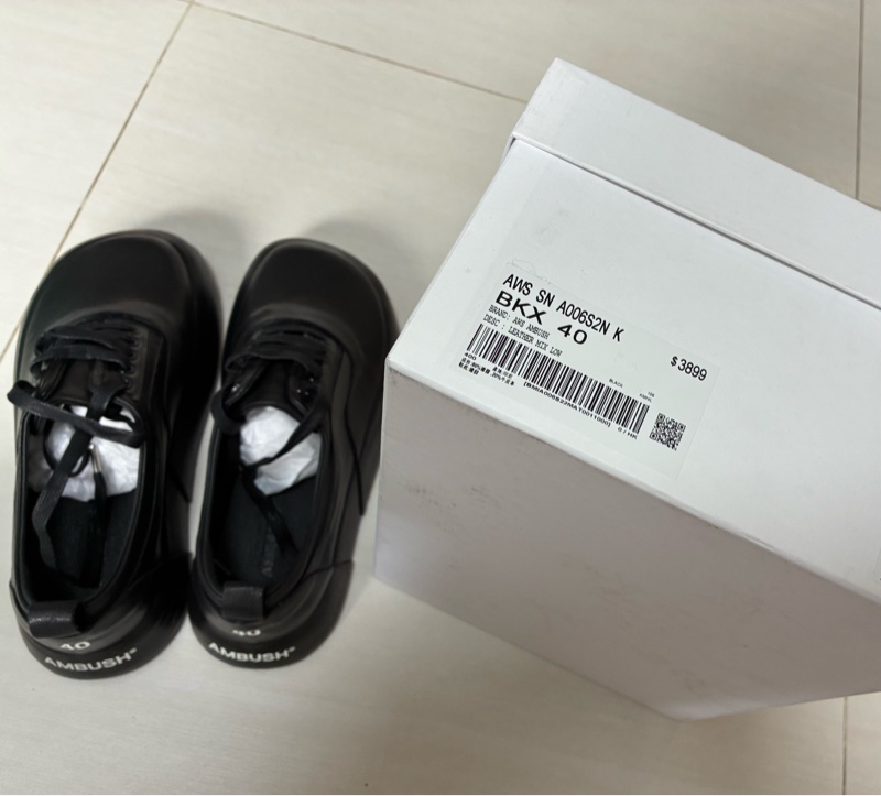 AMBUSH Hybrid vulcanised sneakers 黑色-7