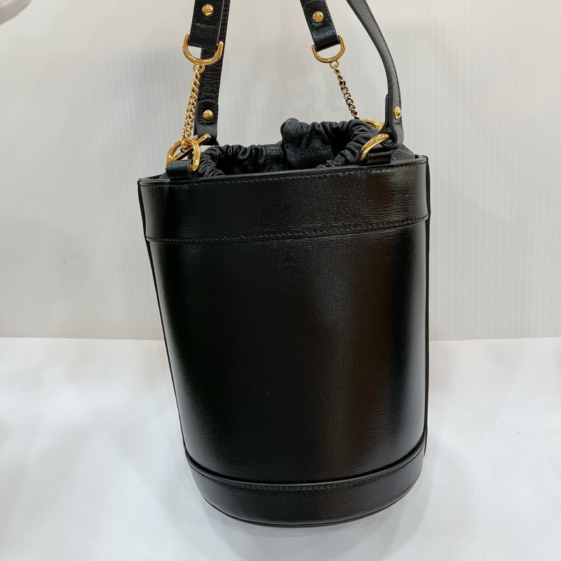 莉亞精品♡Gucci 637115 水桶包黑 全新閒置品-5