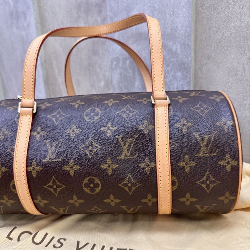 LV 經典老花圓筒巴比龍包-3