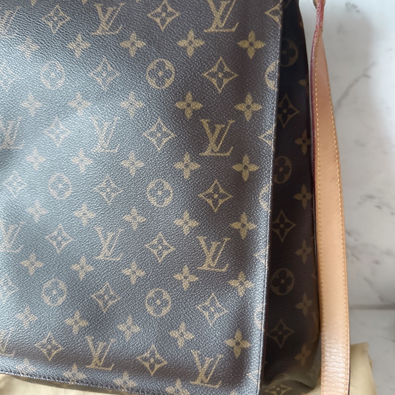 LV 翻蓋老花王菲包-7