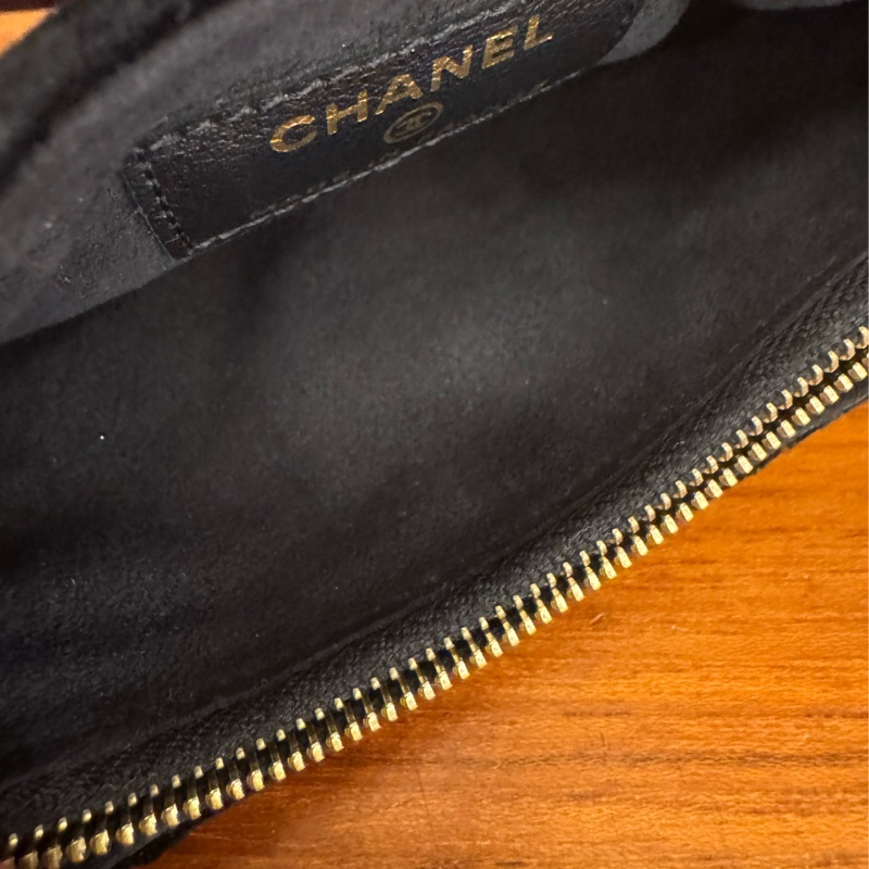 Chanel黑絨布寶石雙層功能小包✨✨-16