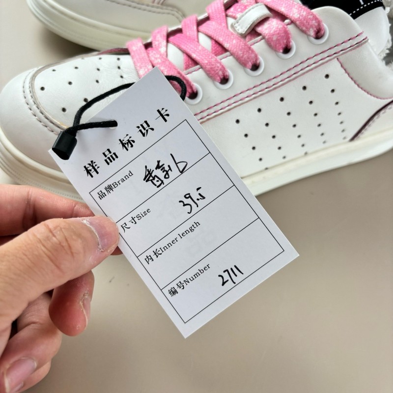 CHANEL/香奈兒 白粉繫帶熊貓休閒鞋 39.5碼-7