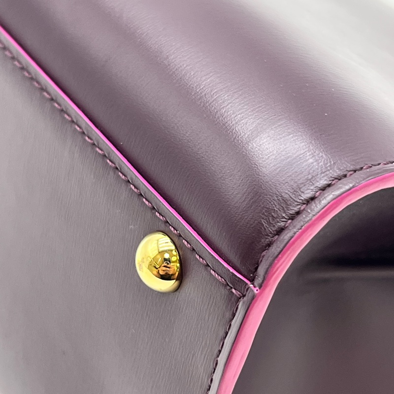 DELVAUX 德爾沃 Brilliant mini 紫色手提包 98新好成色-7