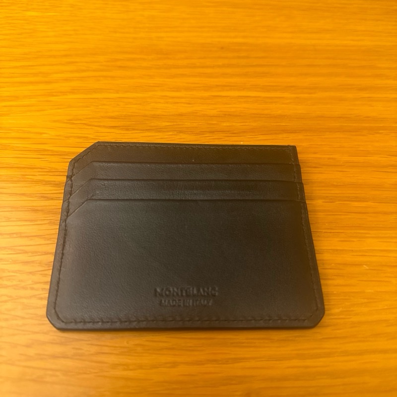 萬寶龍 Montblanc 黑色卡夾-6