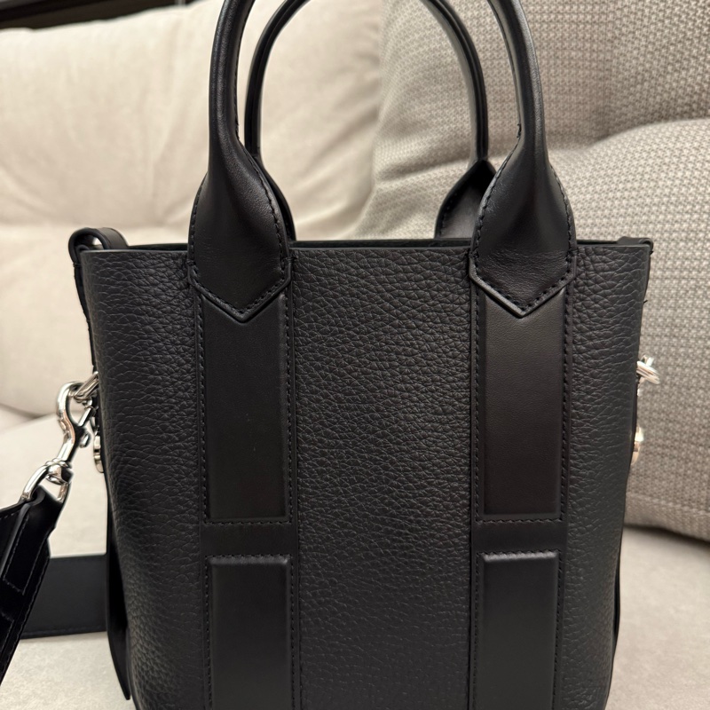 HOGAN Small Script Shopping Bag-3