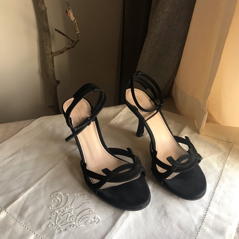 Bottega Veneta B V 涼鞋/跟鞋🎀 瀟🎀優雅🌹又可愛💗 可甜可鹹 🎀已加鞋底好穿耐用-5
